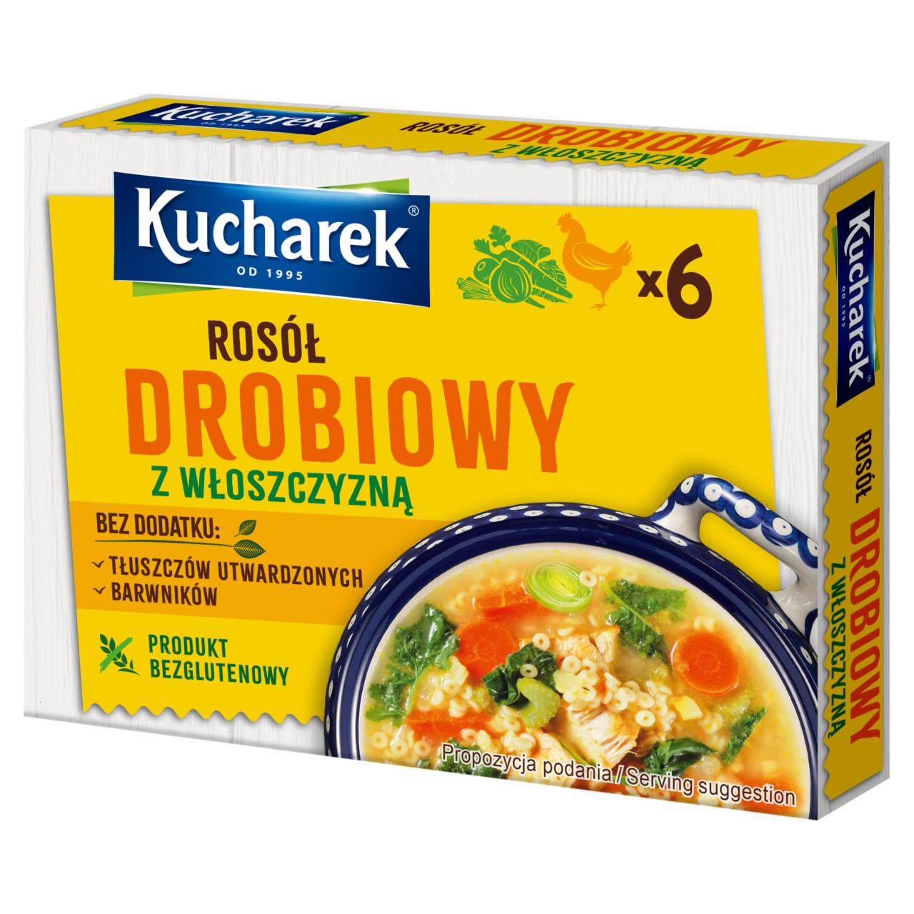 Zdjęcia - Kucharek Rosół drobiowy z włoszczyzną 60 g (6 x 10 g)