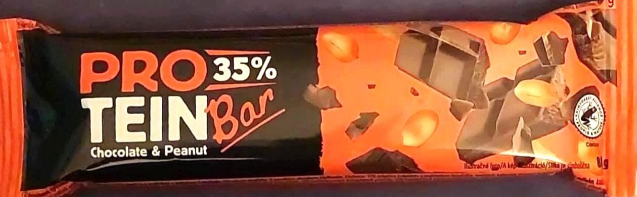 Zdjęcia - Protein bar 35% chocolate & peanut Healthy Food Supplements
