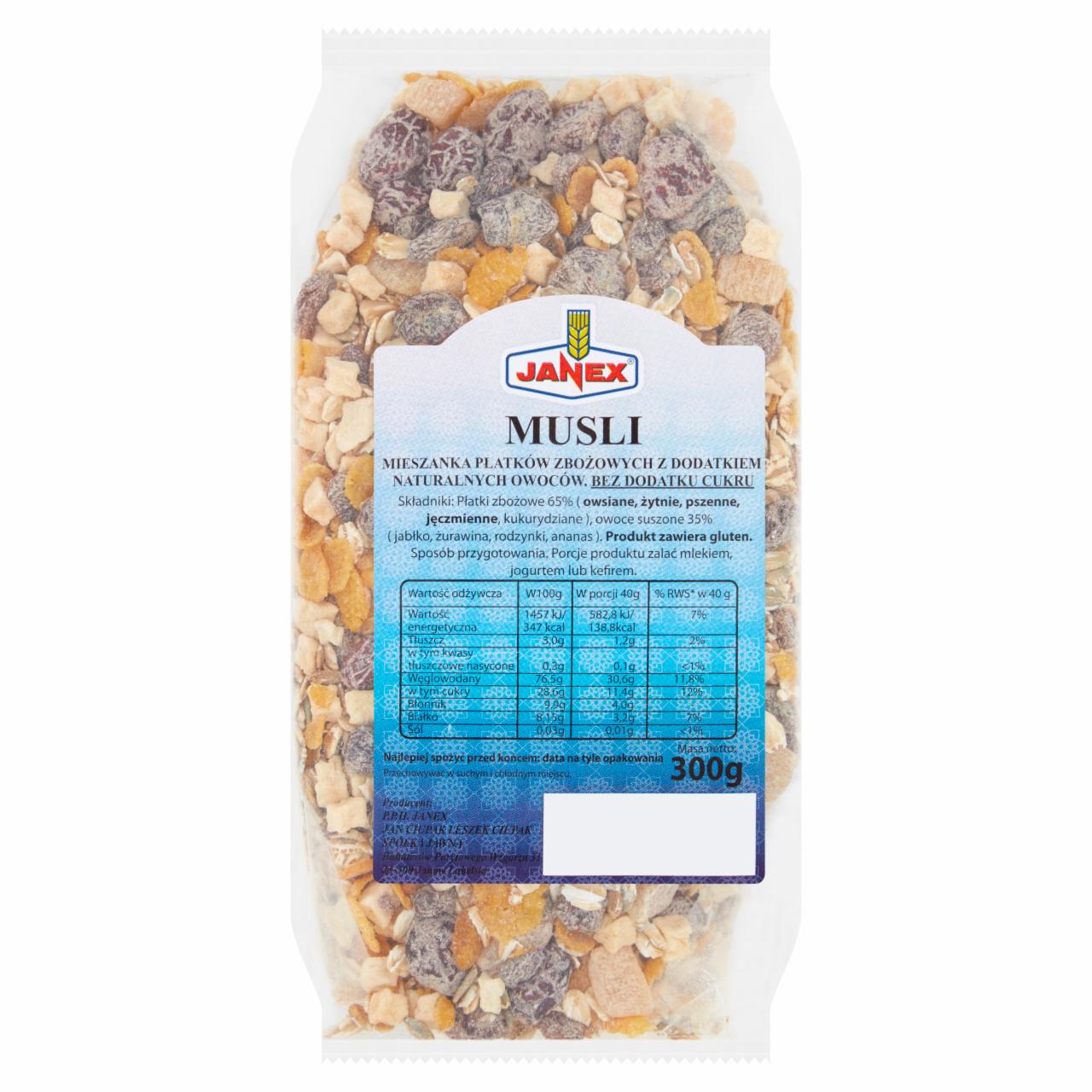 Zdjęcia - Janex Musli śniadaniowe 400 g