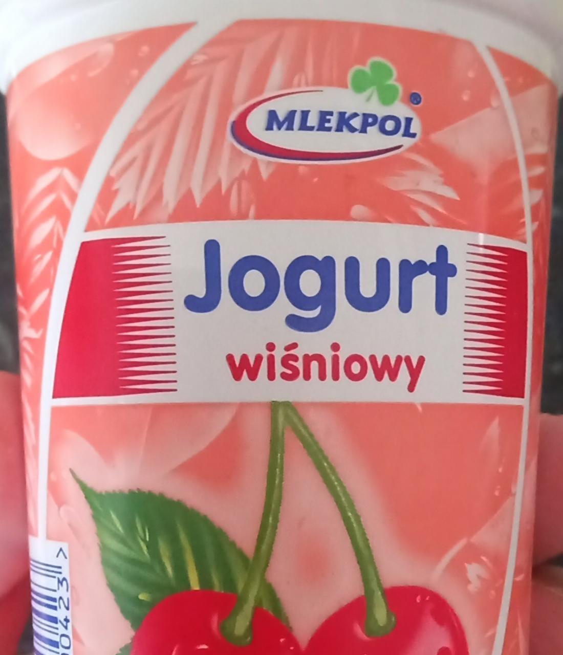 Zdjęcia - Mlekpol Jogurt wiśniowy 400 g