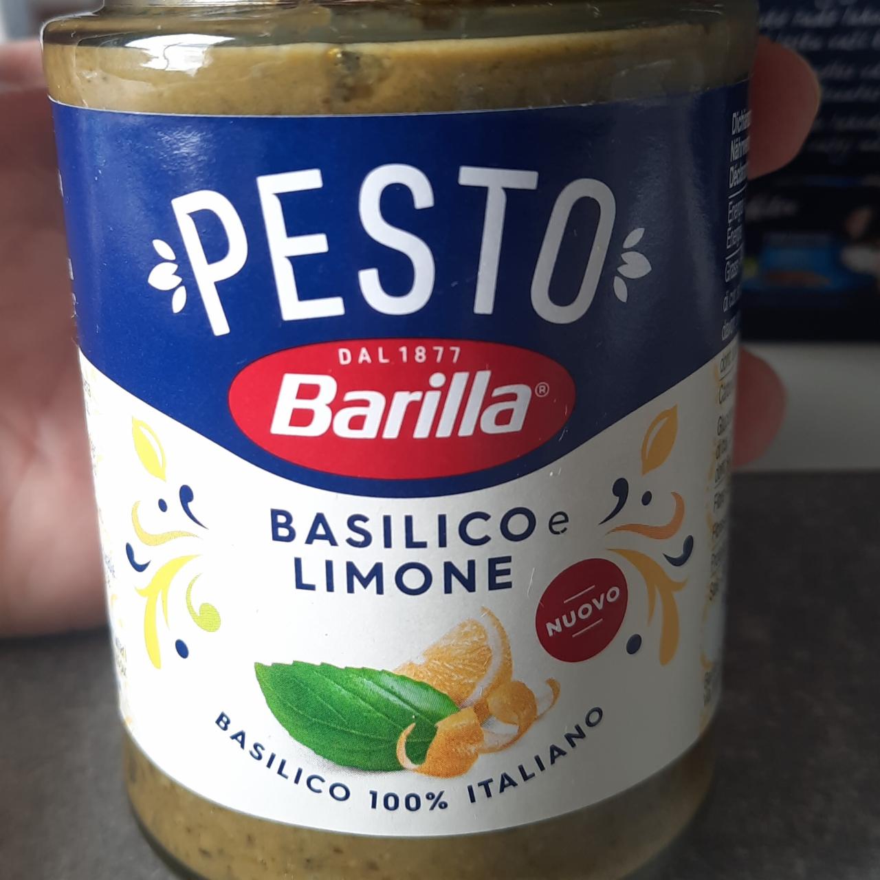 Zdjęcia - Barilla Pesto Basilico e Limine Sos do makaronu 190 g