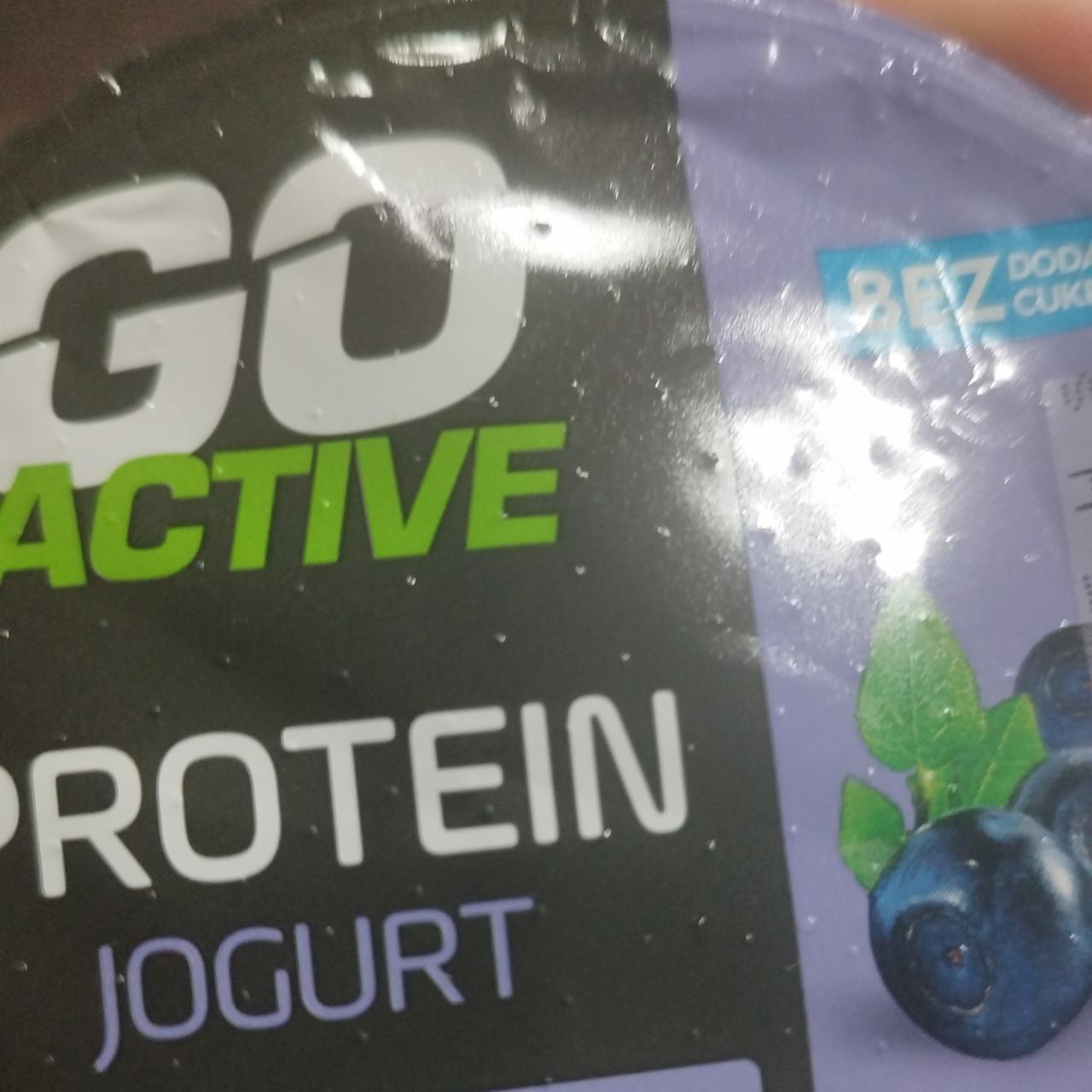 Zdjęcia - Jogurt proteinowy o smaku jagodowym Go active