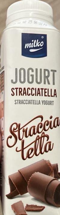 Zdjęcia - Jogurt pitny stracciatella Milko