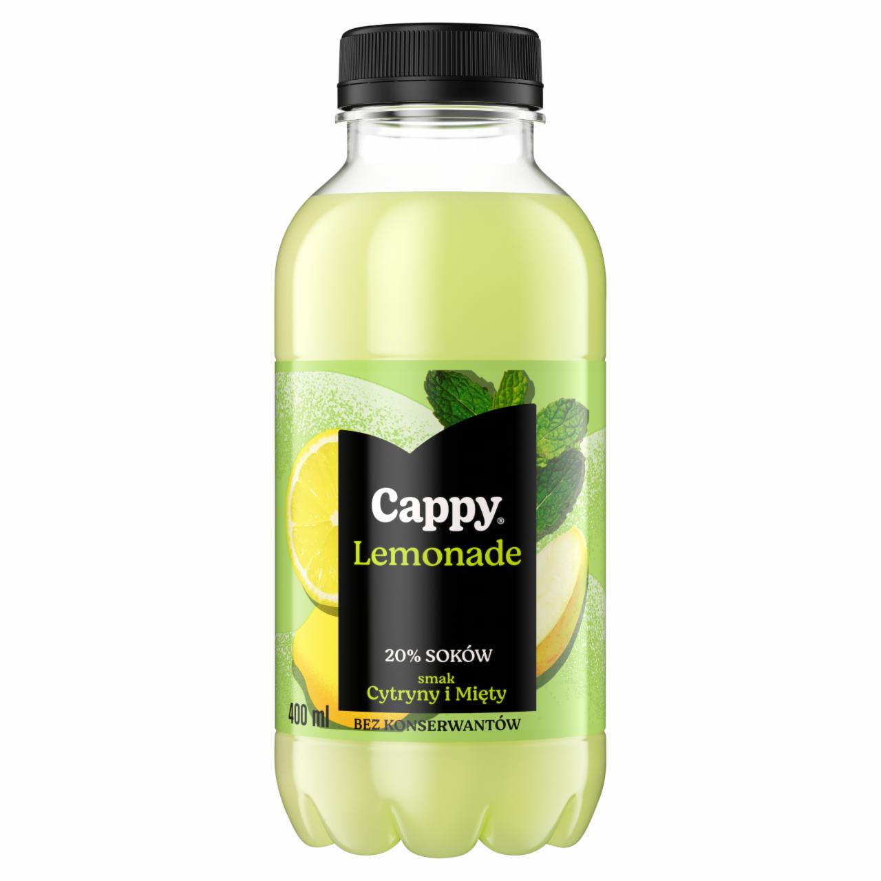 Zdjęcia - Cappy Lemonade Napój niegazowany smak cytryny i mięty 400 ml