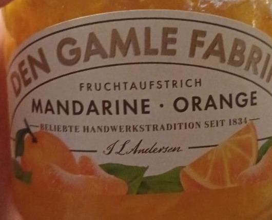 Zdjęcia - Fruchtaufstrich Mandarine-Orange Den Gamle Fabrik