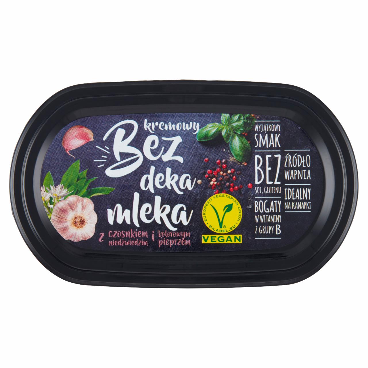 Zdjęcia - Bez deka mleka Krem do smarowania z czosnkiem niedźwiedzim i kolorowym pieprzem 150 g