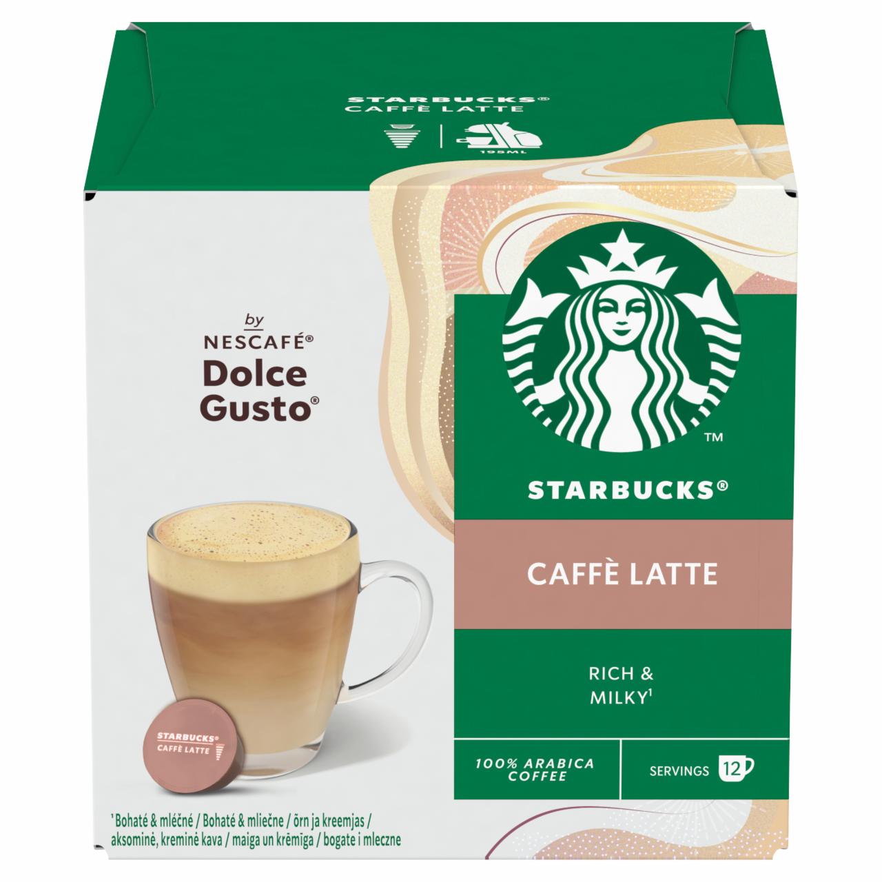 Zdjęcia - Starbucks Caffè Latte Pełne mleko w proszku z kawą 121,2 g (12 x 10,1 g)