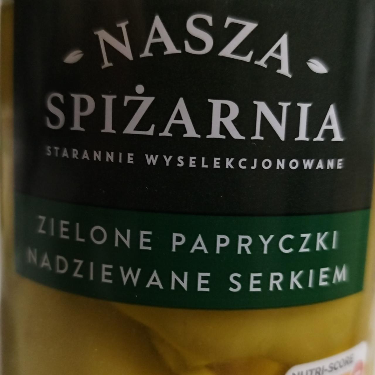 Zdjęcia - Zielone papryczki nadziewane serkiem Nasza Spiżarnia
