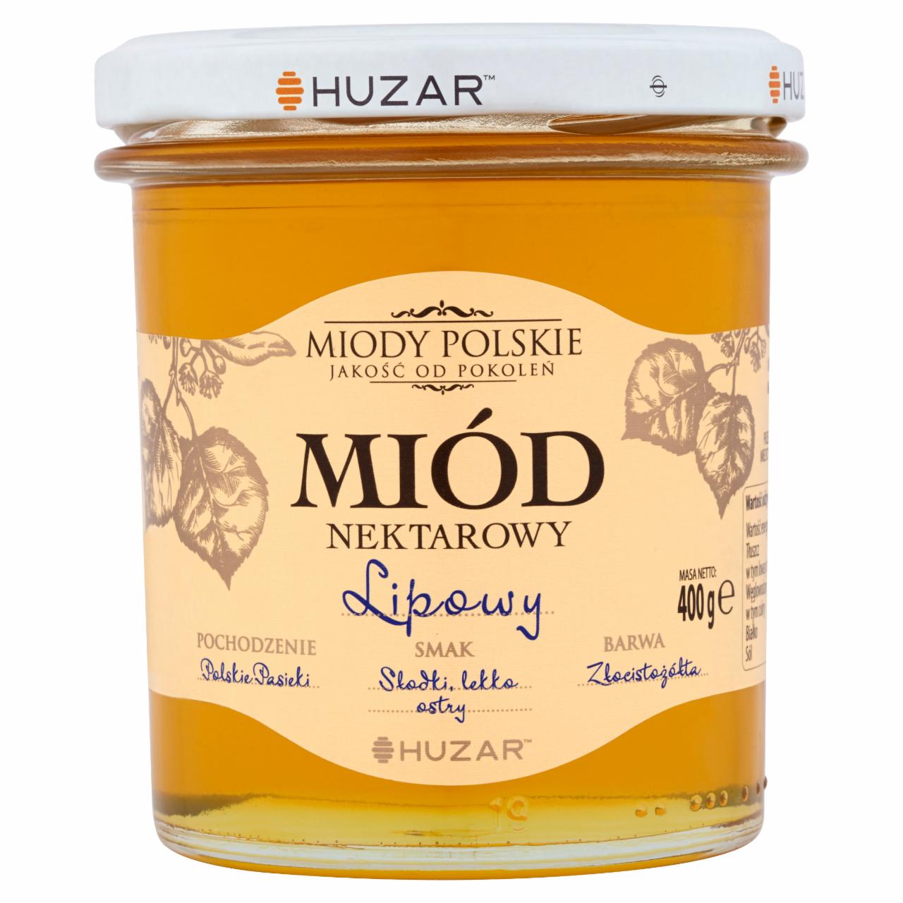 Zdjęcia - Miody polskie miód nektarowy lipowy Huzar