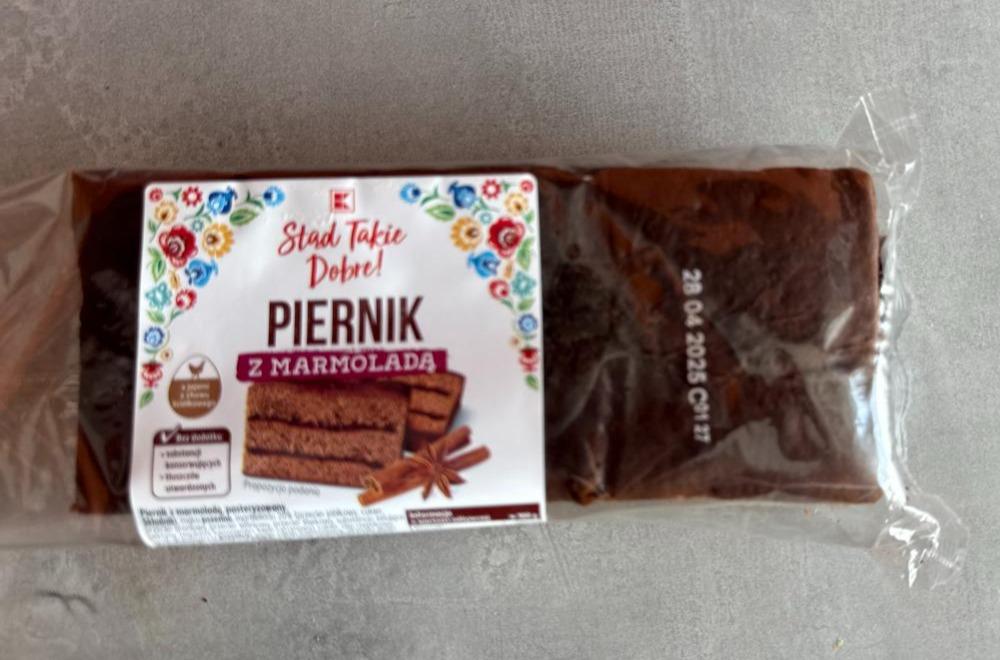 Zdjęcia - Piernik z marmoladą K-Stąd Takie Dobre