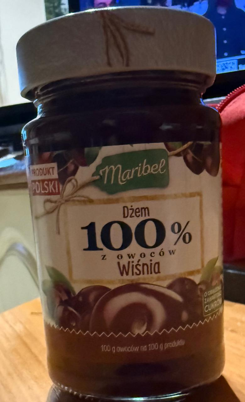 Zdjęcia - Dżem 100% z owoców wiśnia Maribel