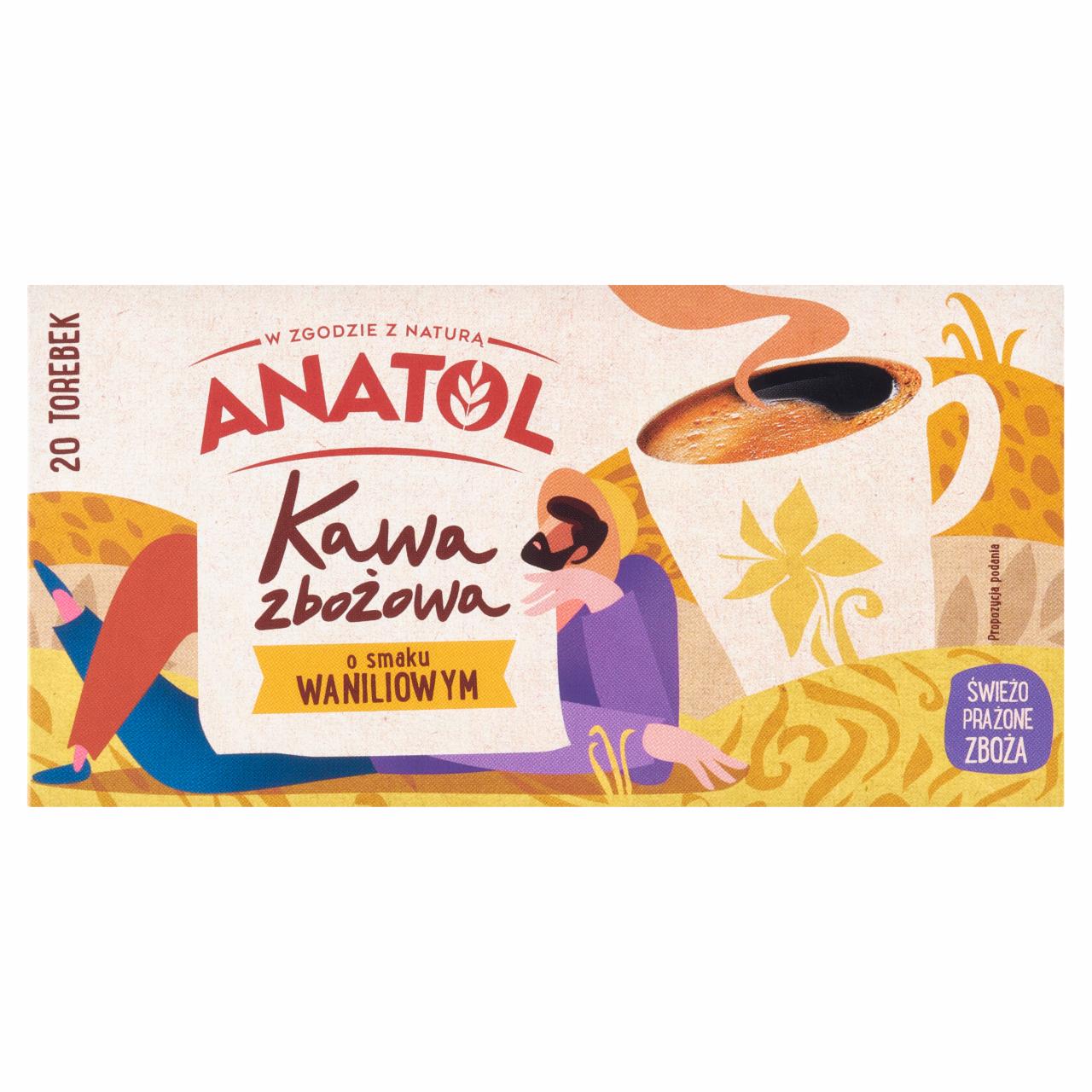 Zdjęcia - Anatol Kawa zbożowa o smaku waniliowym 84 g (20 x 4,2 g)