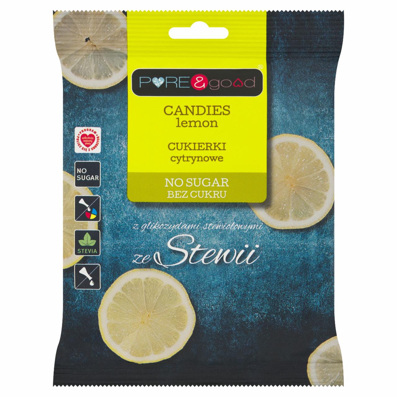 Zdjęcia - Pure&Good Cukierki cytrynowe 50 g