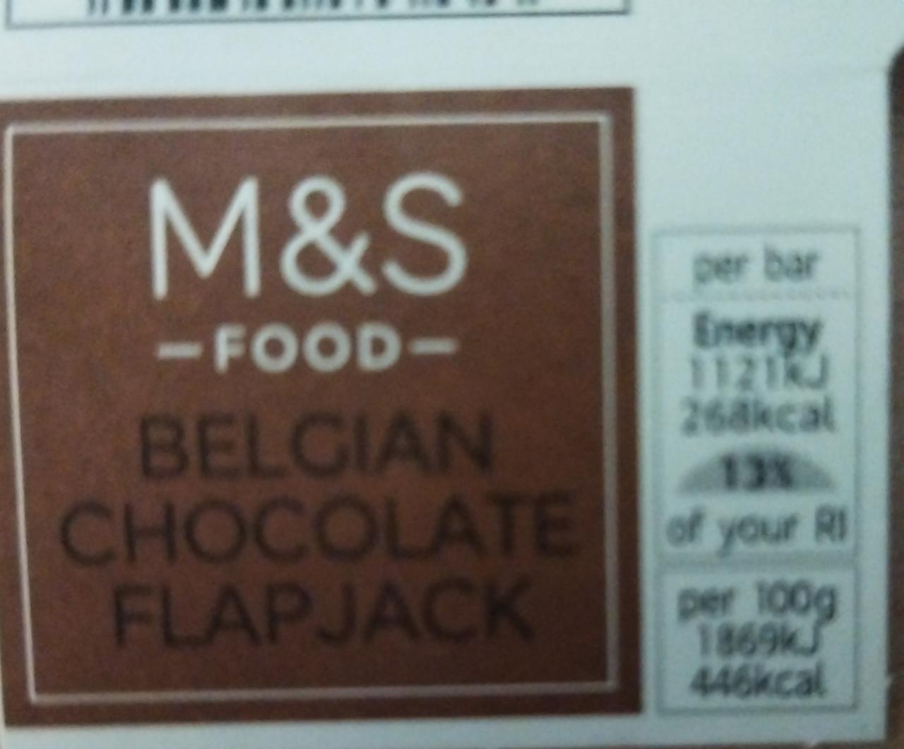 Zdjęcia - Belgian chocolate flapjack M&S Food