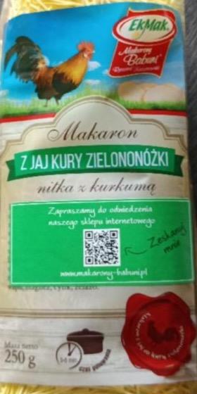 Zdjęcia - Makaron z jaj kury zielononóżki EkMak