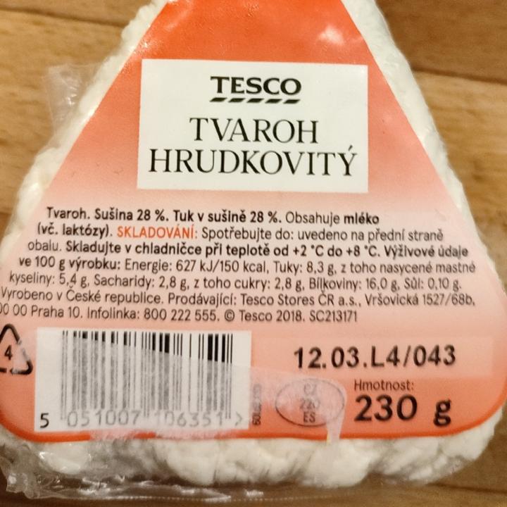 Zdjęcia - tvaroh hrudovity TESCO