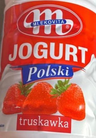 Zdjęcia - Jogurt polski truskawka Mlekovita