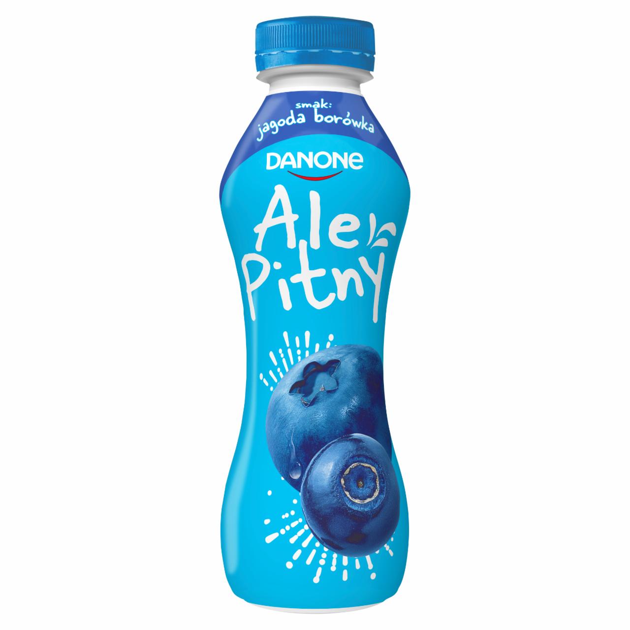 Zdjęcia - Danone Ale Pitny Produkt mleczny smak jagoda borówka 270 g