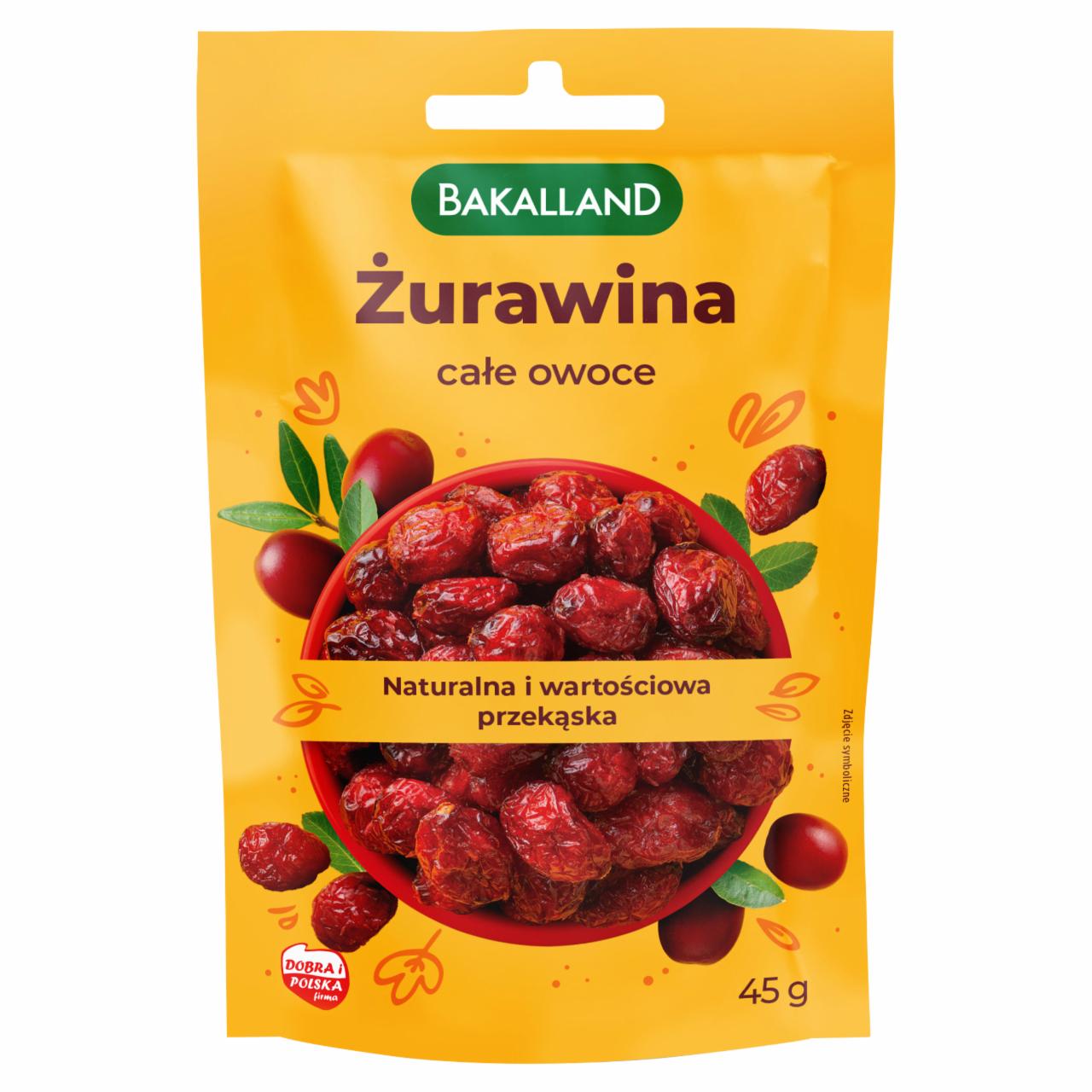 Zdjęcia - Bakalland Żurawina całe owoce 45 g