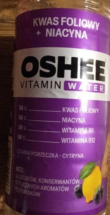 Zdjęcia - Vitamin water czarna porzeczka cytryna Oshee