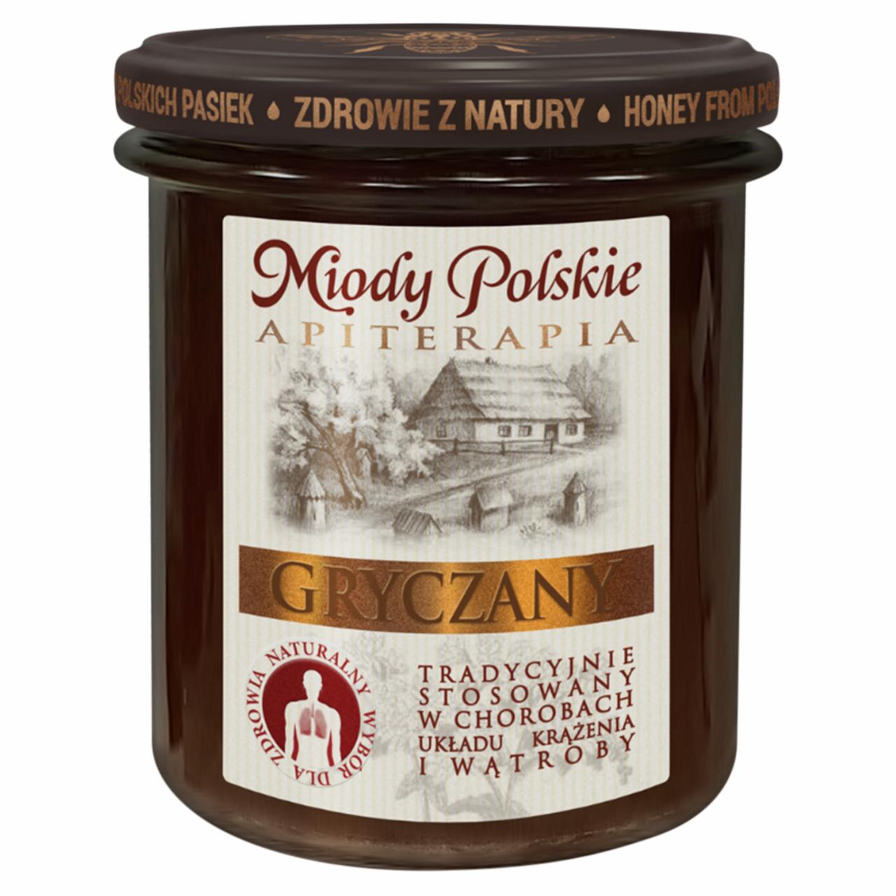 Zdjęcia - Miody Polskie Apiterapia Miód nektarowy gryczany 400 g