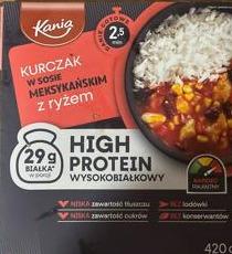 Zdjęcia - Kurczak w sosie meksykańskim z ryżem Kania