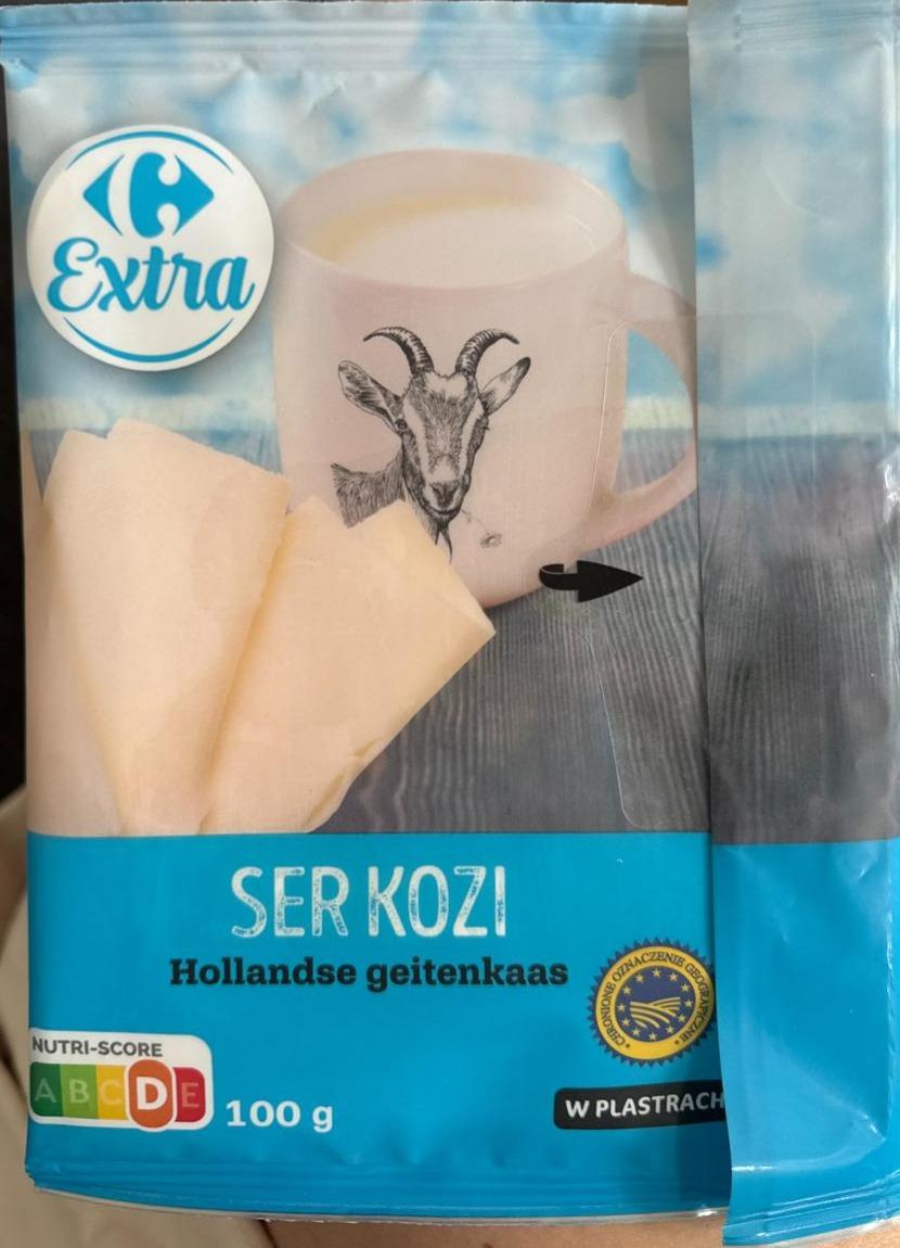 Zdjęcia - Ser kozi w plastrach Carrefour extra