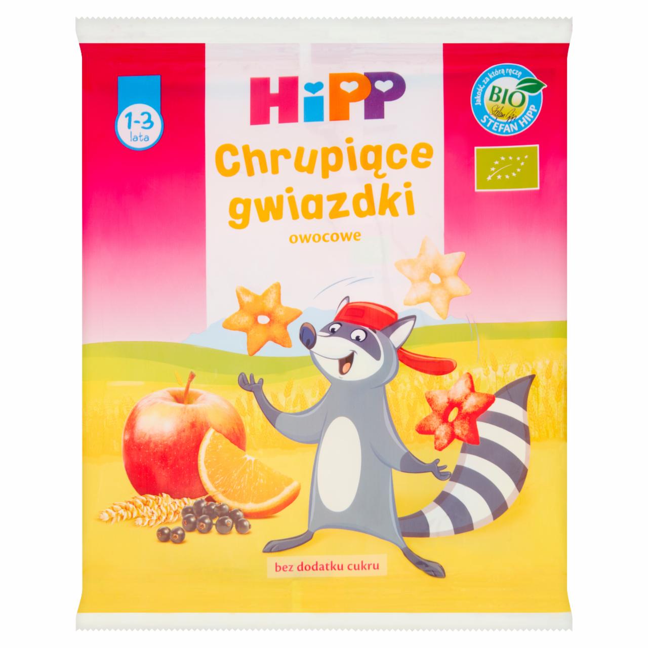 Zdjęcia - HiPP BIO Chrupiące gwiazdki owocowe dla małych dzieci 1-3 lata 30 g