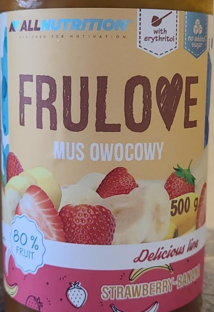 Zdjęcia - Frulove mus owocowy strawberry banana Allnutrition