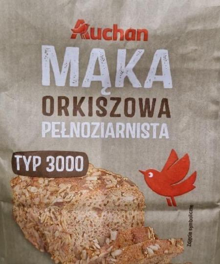 Zdjęcia - Mąka orkiszowa pełnoziarnista typ 3000 Auchan