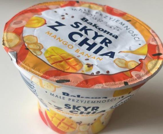 Zdjęcia - Skyr z chia mango banan Bakoma