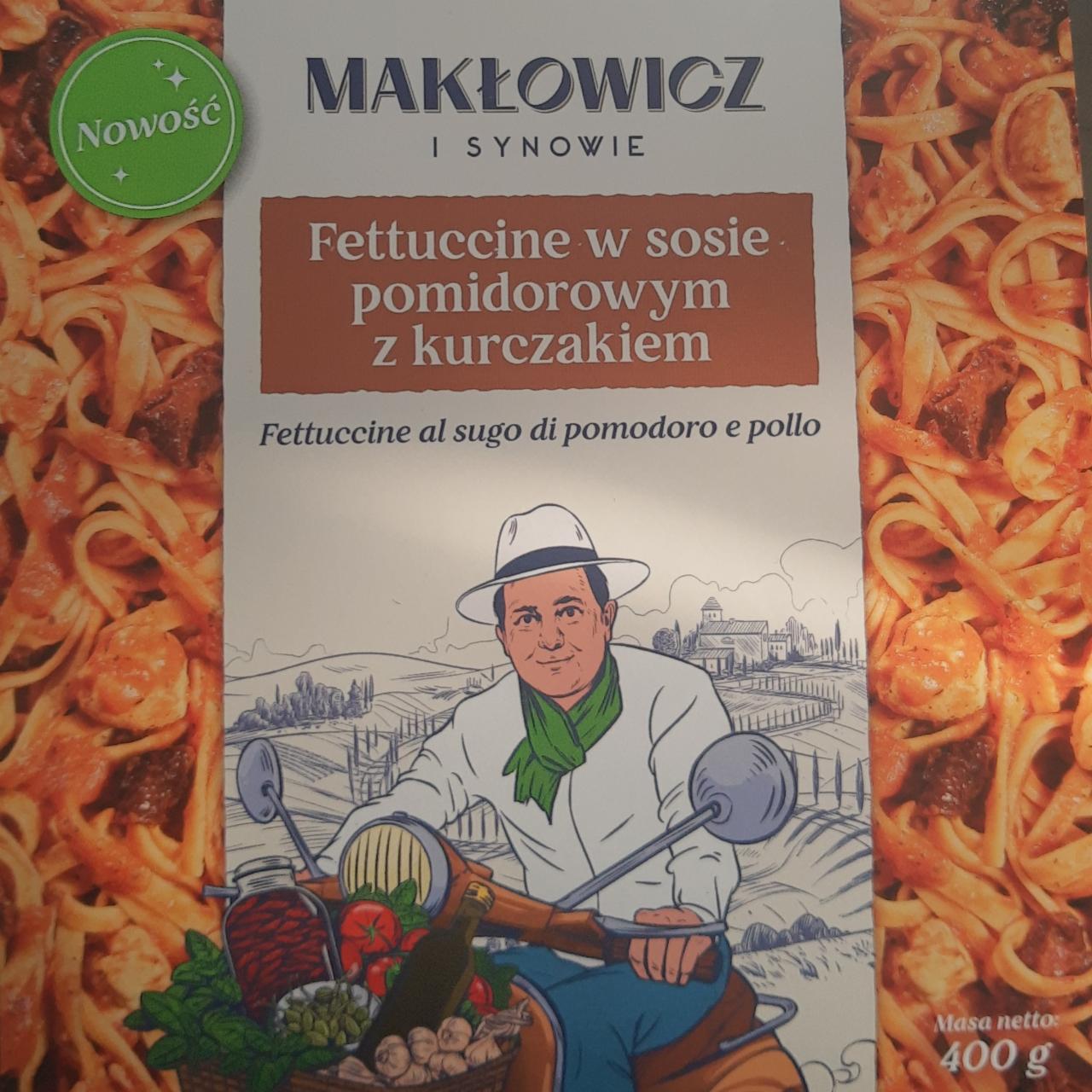 Zdjęcia - Fettuccine w sosie pomidorowym z kurczakiem Makłowicz i synowie
