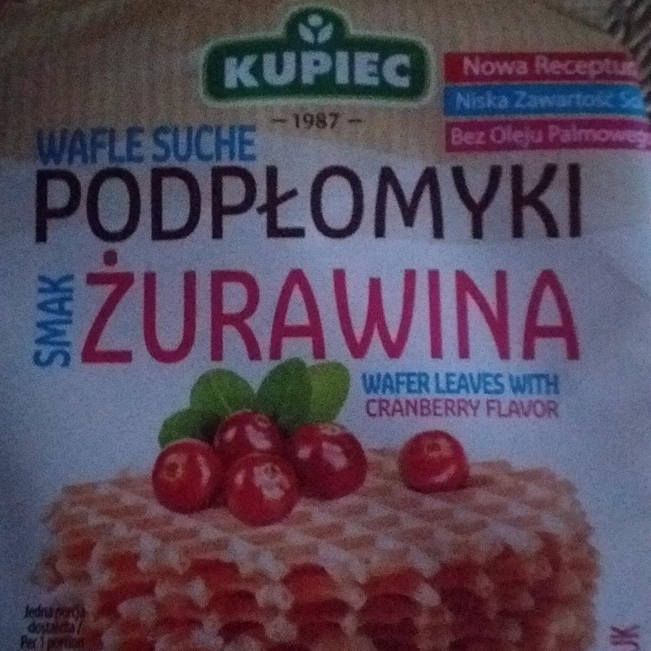 Zdjęcia - Kupiec Wafle suche podpłomyki smak żurawina 70 g