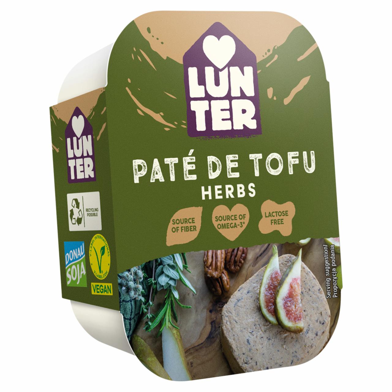 Zdjęcia - Lunter Pasztet z tofu z ziołami 150 g