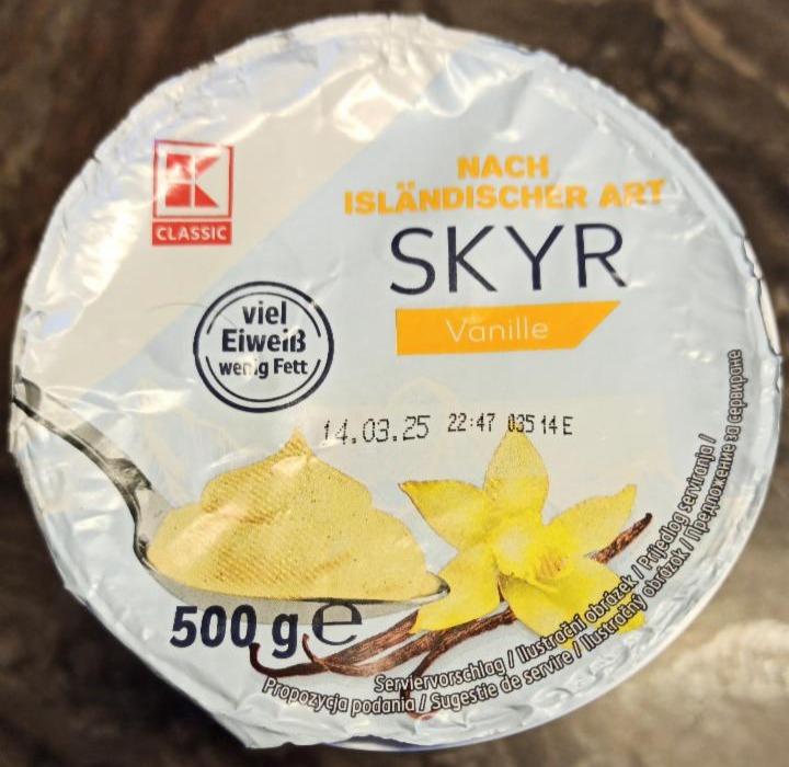 Zdjęcia - Skyr Vanille K-Classic