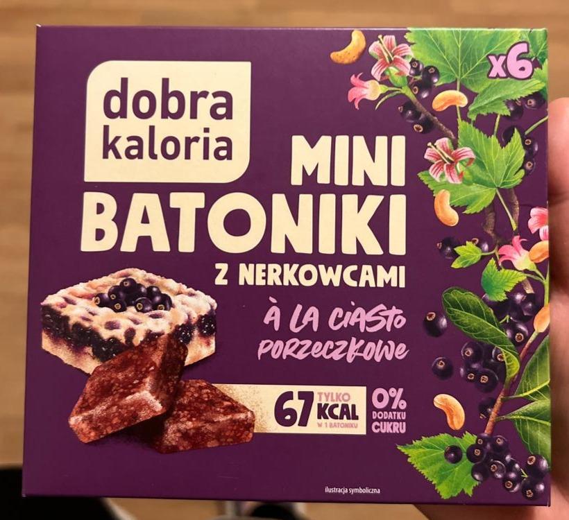 Zdjęcia - Mini batoniki z nerkowcami o smaku à la ciasto porzeczkowe 0% dodatku cukru Dobra Kaloria