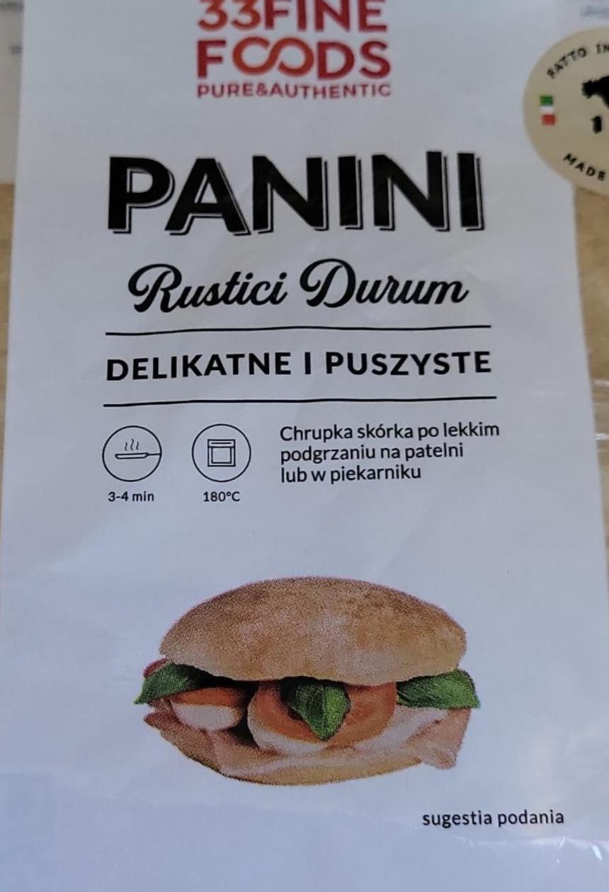 Zdjęcia - Panini rustici durum 33Fine Foods