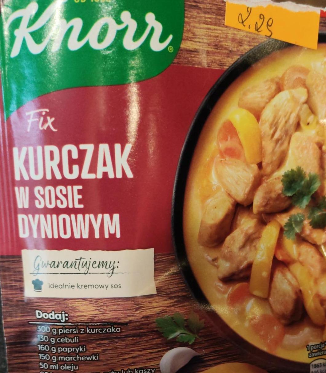 Zdjęcia - Kurczak w sosie dyniowym Knorr