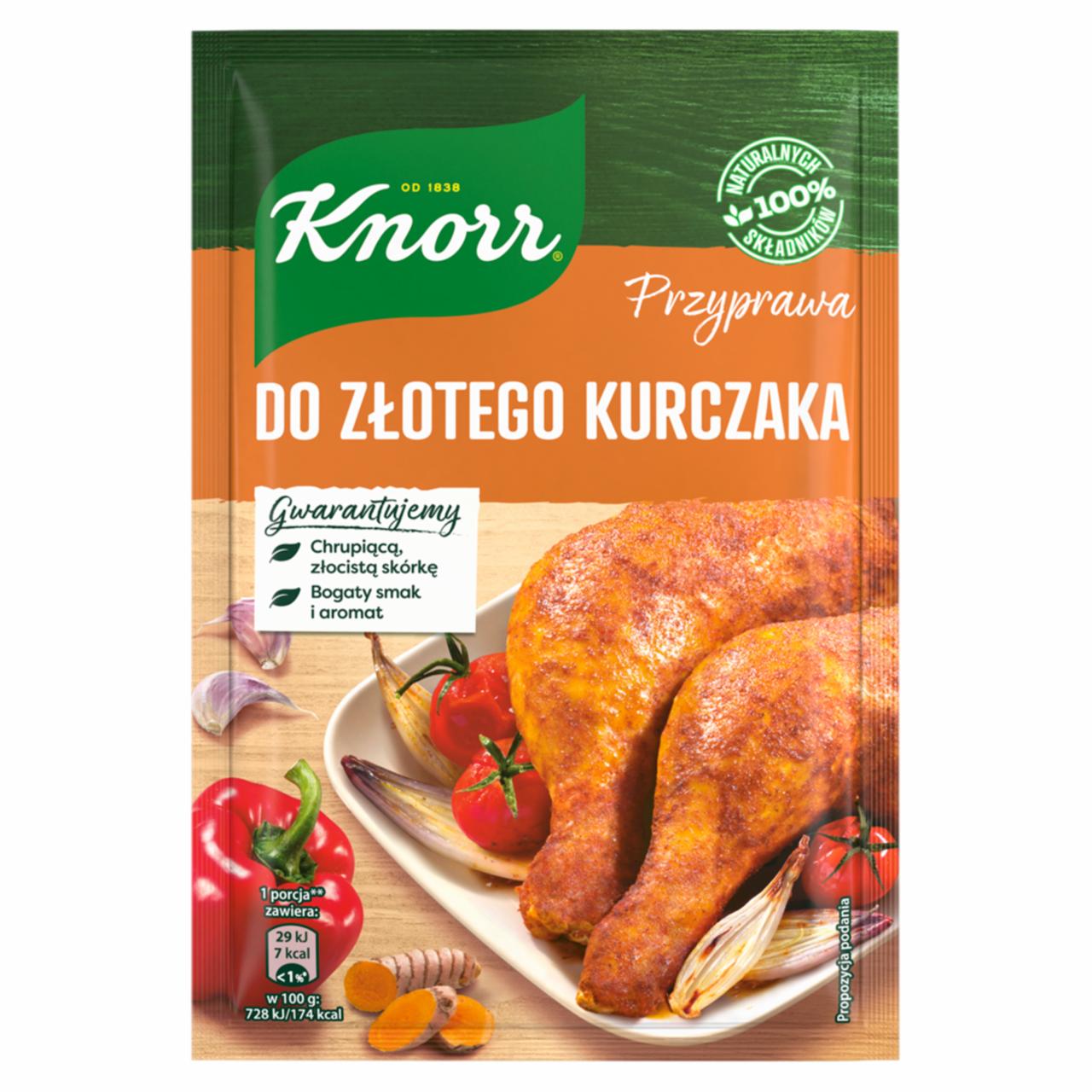 Zdjęcia - Knorr Przyprawa do złotego kurczaka 23 g