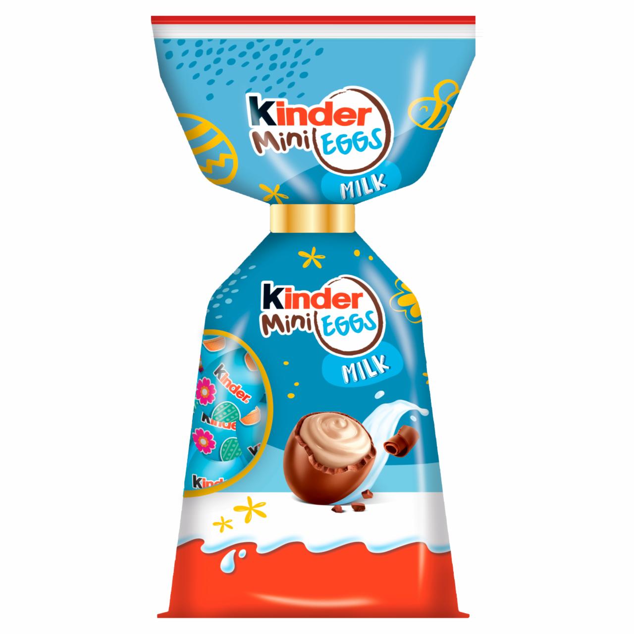 Zdjęcia - Kinder Mini Eggs Milk Czekolada mleczna z mlecznym nadzieniem 85 g 