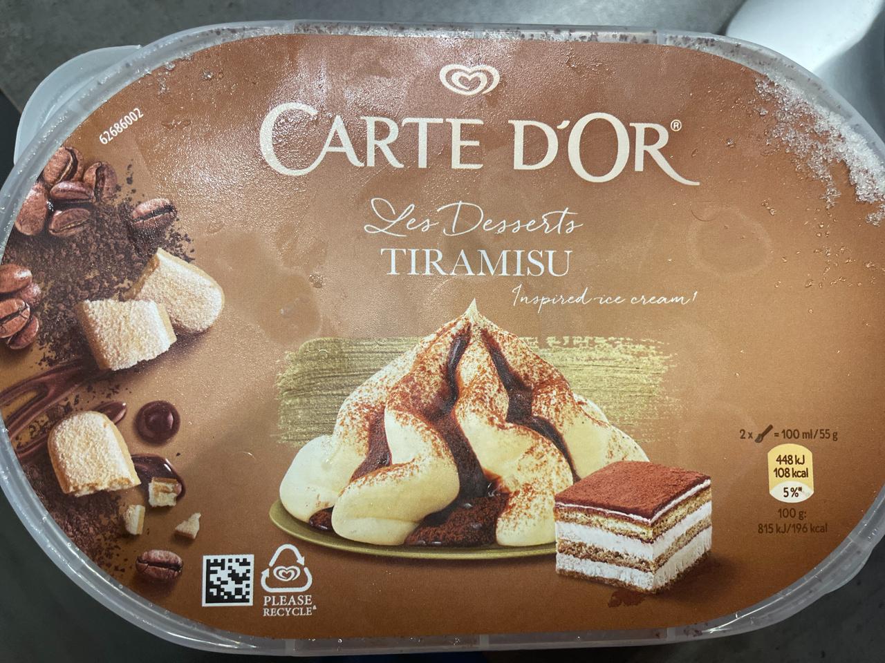 Zdjęcia - Les desserts tiramisu Carte d'Or