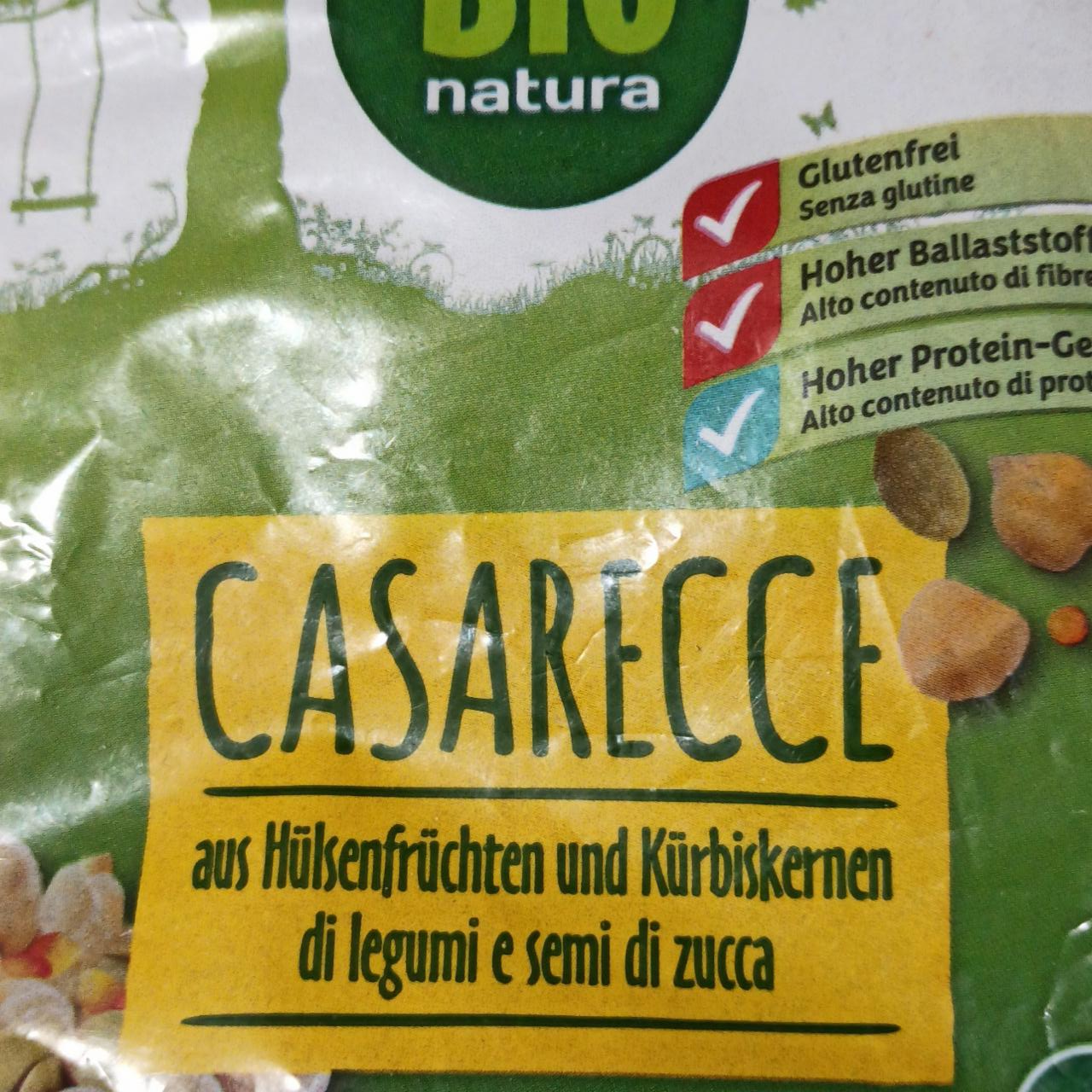 Zdjęcia - Casarecce aus hulsenfruchten und kurbiskernen di legumi e semi di zucca Bio natura