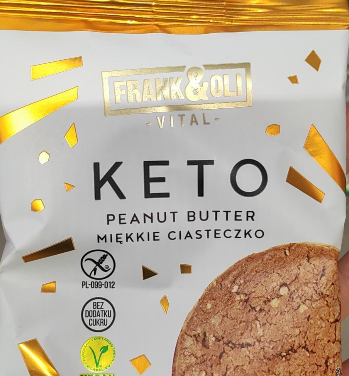 Zdjęcia - Keto peanut butter miękkie ciasteczko Frank&Oli