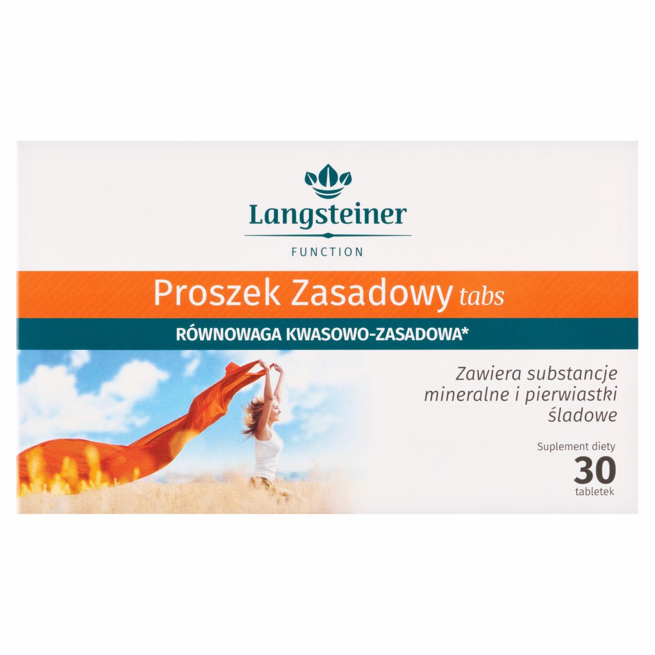 Zdjęcia - Langsteiner Function Suplement diety proszek zasadowy tabs 37,35 g (30 x 1,245 g)