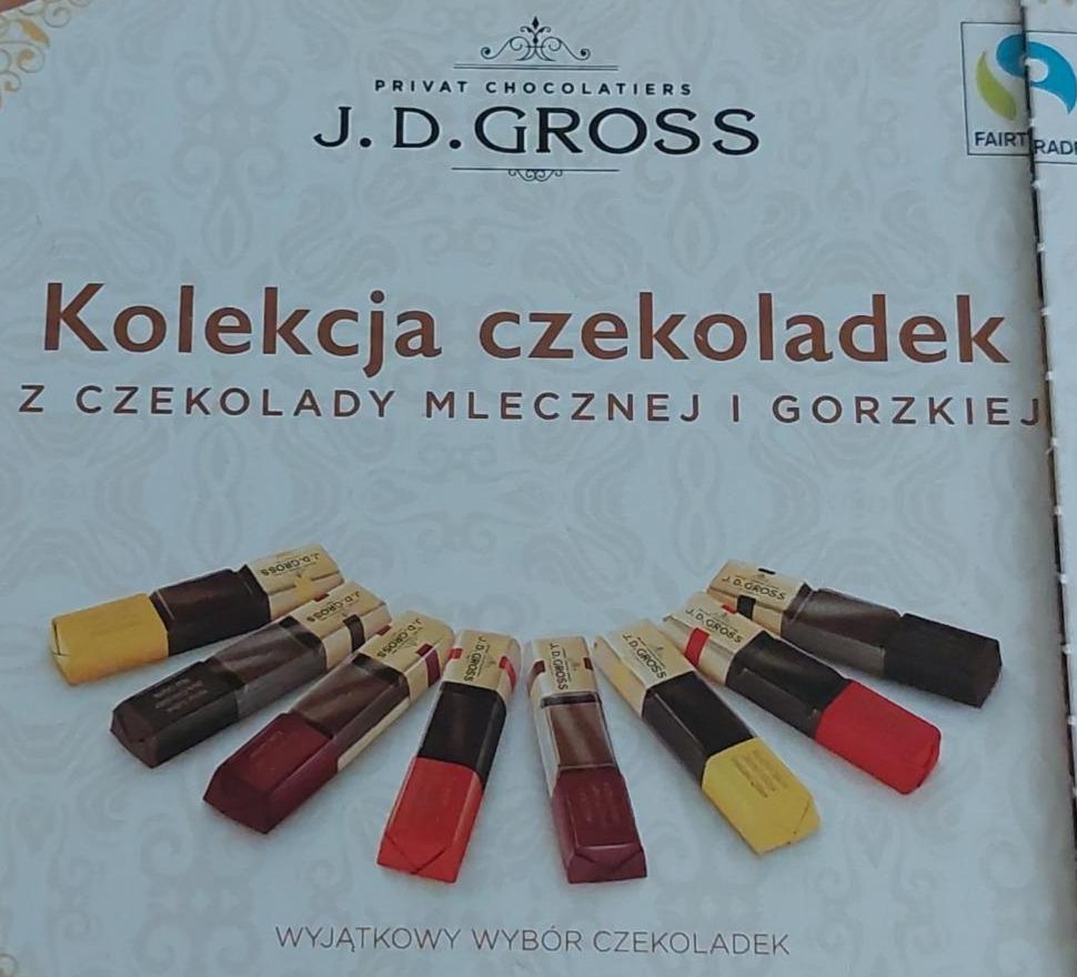 Zdjęcia - Kolekcja chekoladek z czekolady mlecznej i gorzkiej J. D. Gross