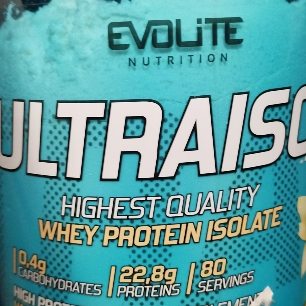 Zdjęcia - Ultraiso whey protein isolate vanilla Evolite nutrition