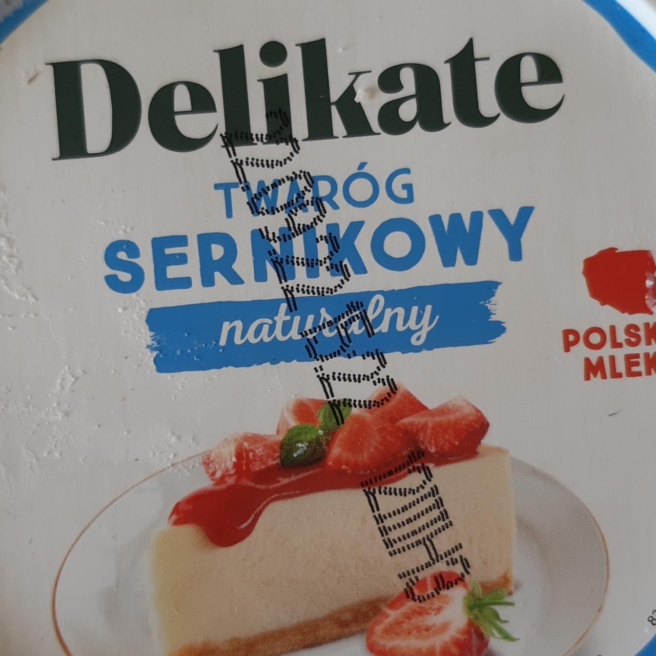 Zdjęcia - Twaróg sernikowy naturalny Delikate