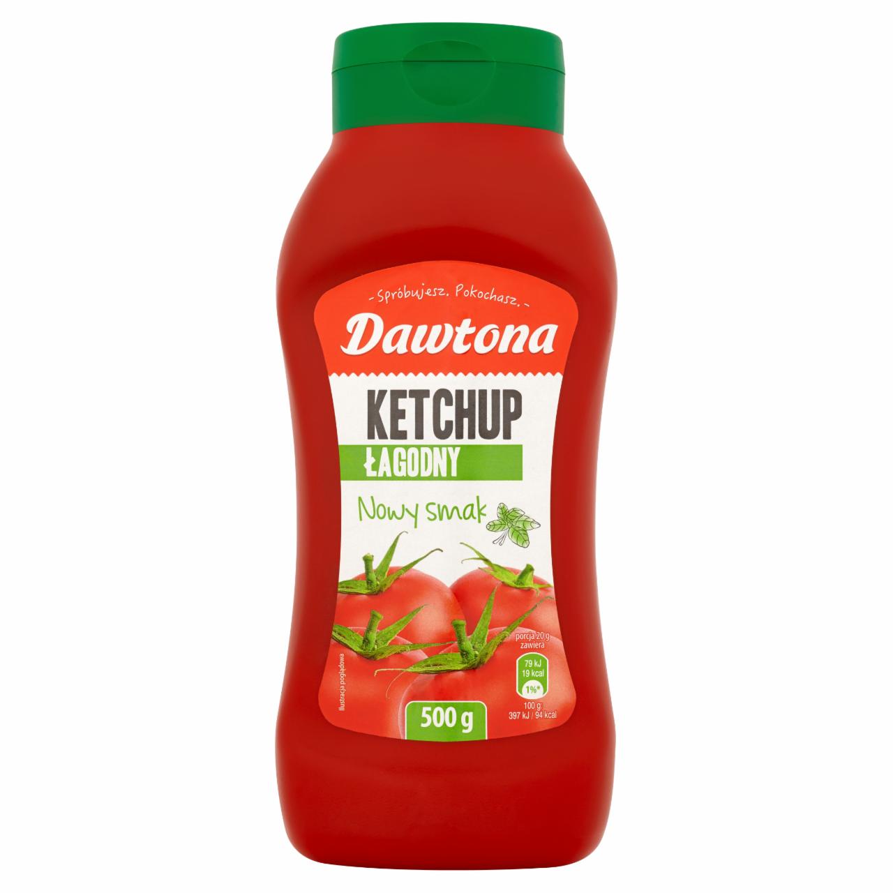 Zdjęcia - Dawtona Ketchup łagodny 500 g