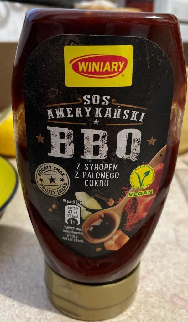 Zdjęcia - Winiary Sos amerykański BBQ Z syropem z palonego cukru 348 g