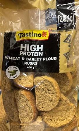 Zdjęcia - High protein wheat & barley flour rusks with pea protein Tastino